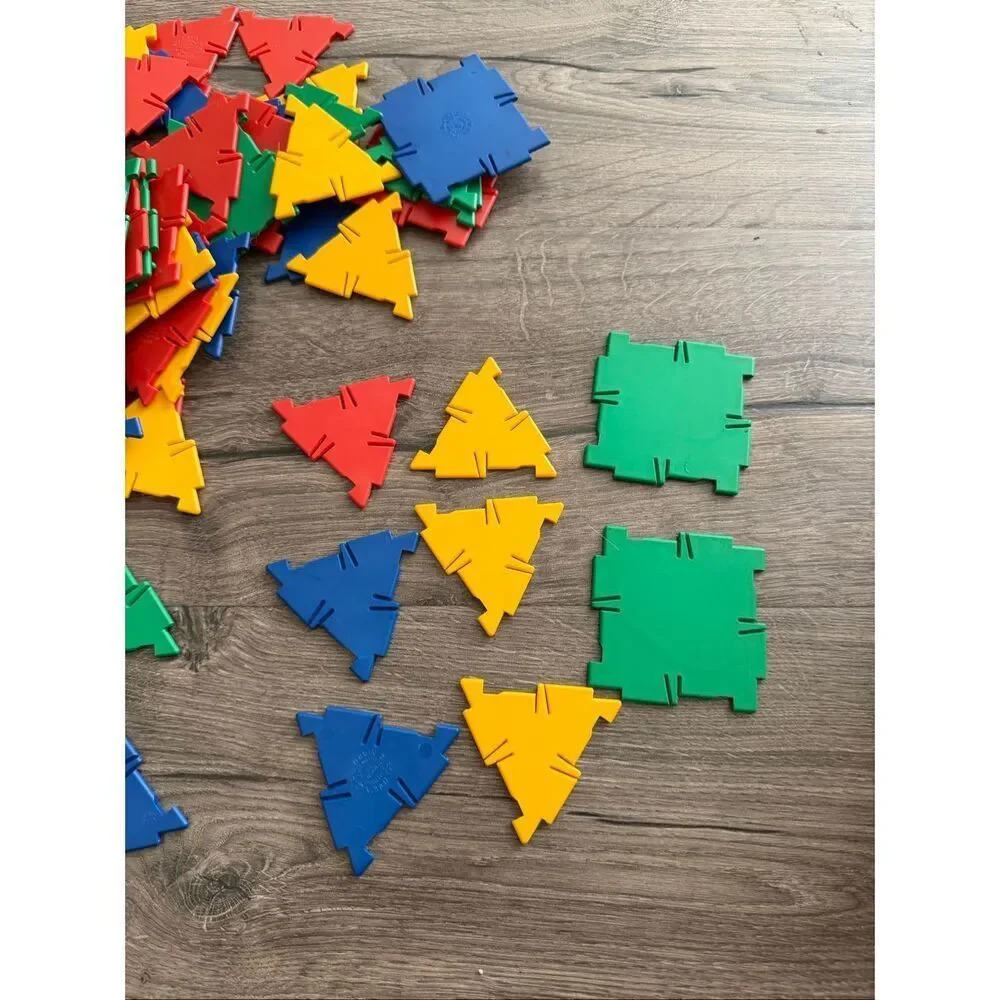 Polydron Geometric Connecting Shapes - 146 Pieces